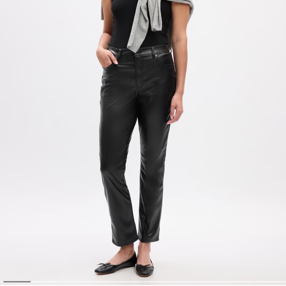 Gap Vegan Leather Vintage Slim High Rise